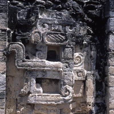 Relief of a monster of the earth, Late Classic period, 600-900 AD by Mayan